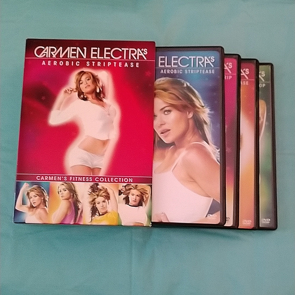 Carmen Electra's Aerobic Striptease Fitness Collection Complete DVD Box …
